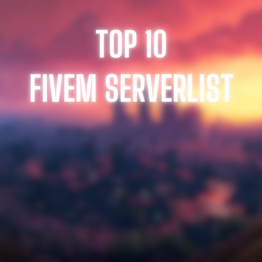 Top 10 FiveM Server List for 2025: Which Servers Attract the Most Players?
