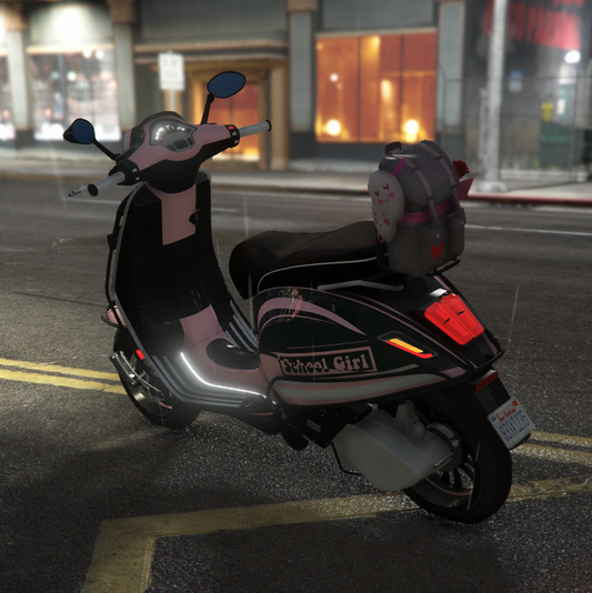 Vespa Sprint School Girl | Fivem Ready | Debadged | Custom Livery