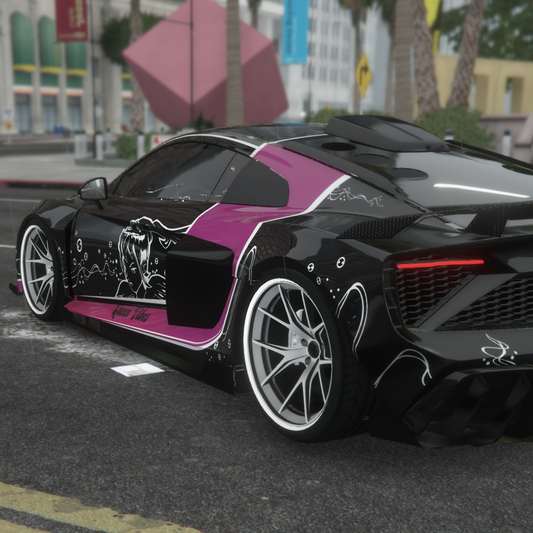 Audi R8 Queen Vibes | Fivem Ready | Debadged | Custom Livery