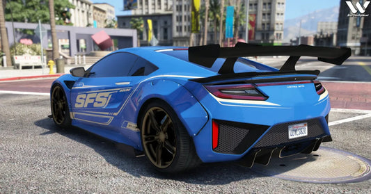 Acura SFS | Fivem Ready | Debadged | Custom Livery
