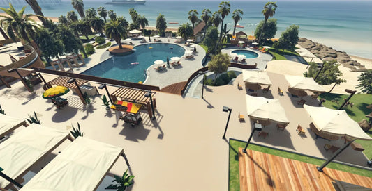 Alesia Beach Club | Fivem Ready l MLO | Roleplay | Custom Map