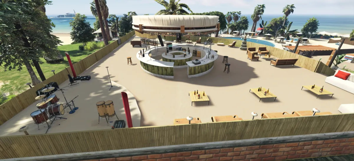 Alesia Beach Club | Fivem Ready l MLO | Roleplay | Custom Map