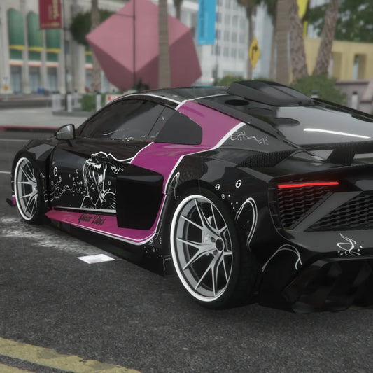 Audi R8 Queen Vibes | Fivem Ready | Debadged | Custom