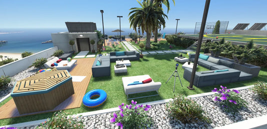 Beach Rooftop Villa | Fivem Ready | MLO