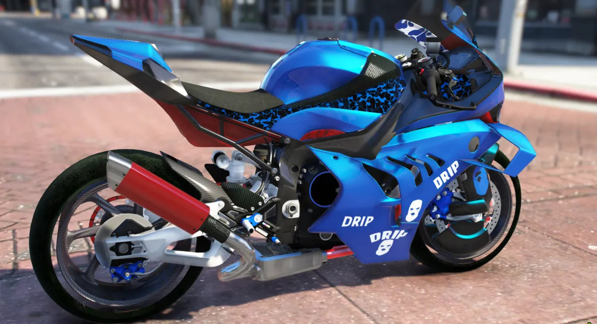 BMW S1000RR Drip | Fivem Ready | Debadged | Custom Livery