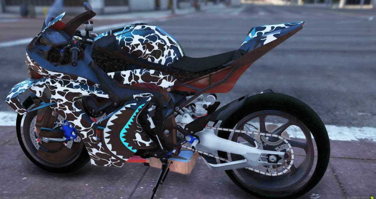 BMW S1000RR Drip | Fivem Ready | Debadged | Custom Livery