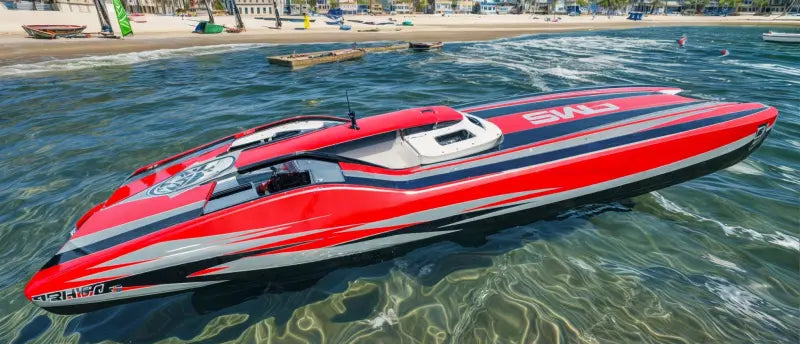 BOAT - YACHT Pack | Fivem Ready | Lore-Friendly | Watercraft | red black boat
