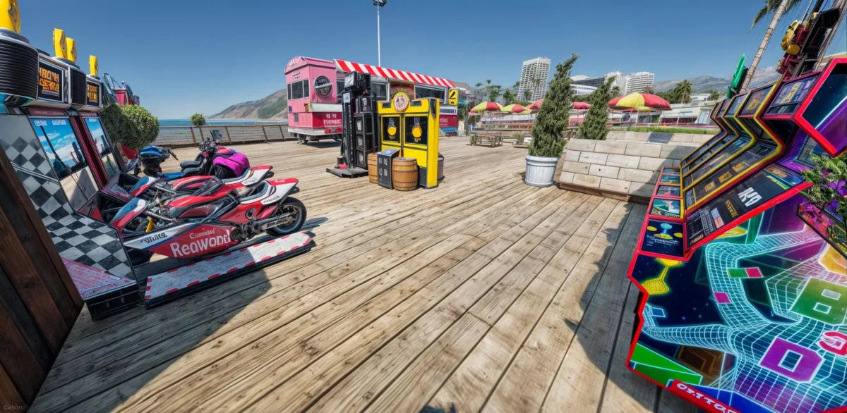 Bus Burger | MLO | Fivem Ready | Del Perro Pier