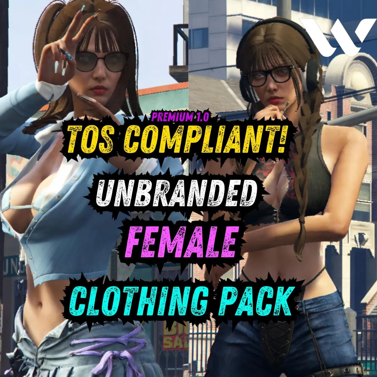Clothing Pack: FEMALE | Unbranded | TOS Compliant