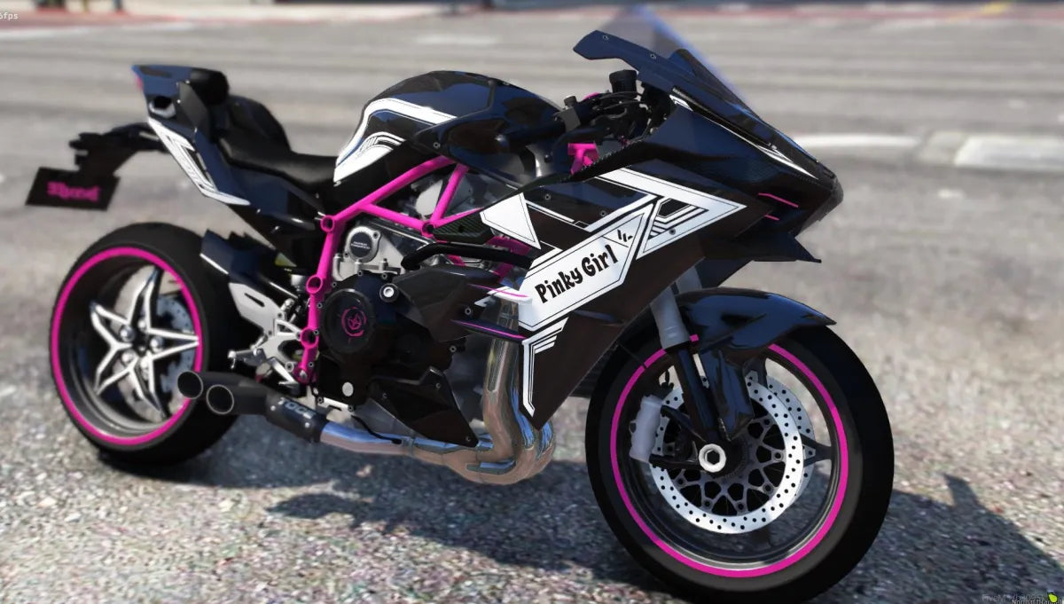 Custom Pinky Girl Bike | Fivem Ready l Debadged | Motorcycle For Girls