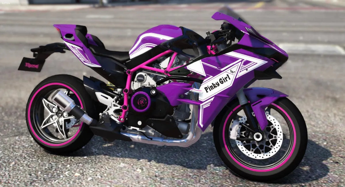 Custom Pinky Girl Bike | Fivem Ready l Debadged | Motorcycle For Girls