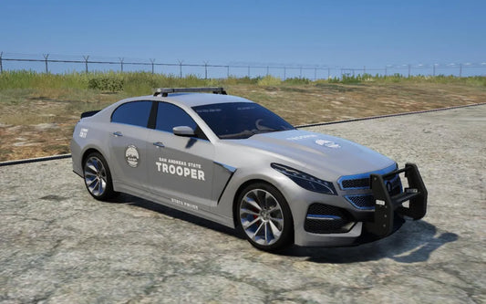 Custom Police Car V-STR l Debadged | Fivem Ready | Lore-Friendly | 6 Livery