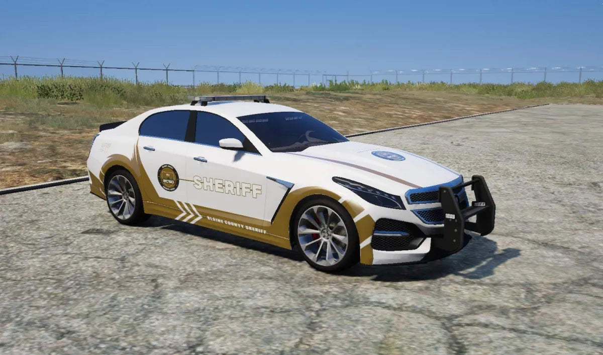 Custom Police Car V-STR l Debadged | Fivem Ready | Lore-Friendly | 6 Livery
