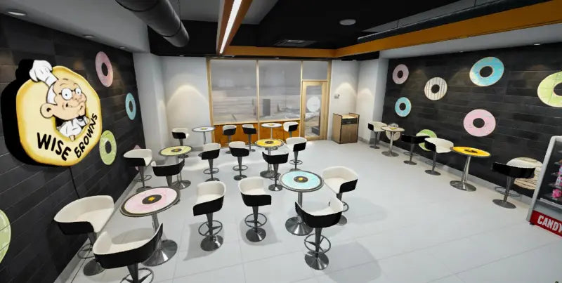 Donut Store: Wise Browns | Fivem Ready | MLO | Cafe - Restaurant