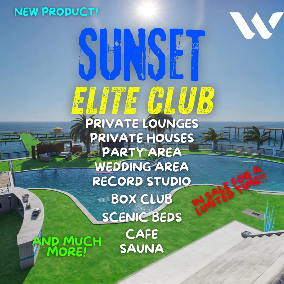 Fivem Sunset Elite Club | Fivem Ready | Business Store | MLO