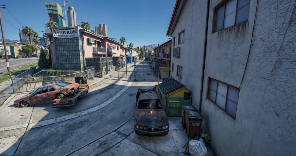 Forum Drive Hood | FiveM Ready | MLO | Gang Hood | Roleplay | Optimized