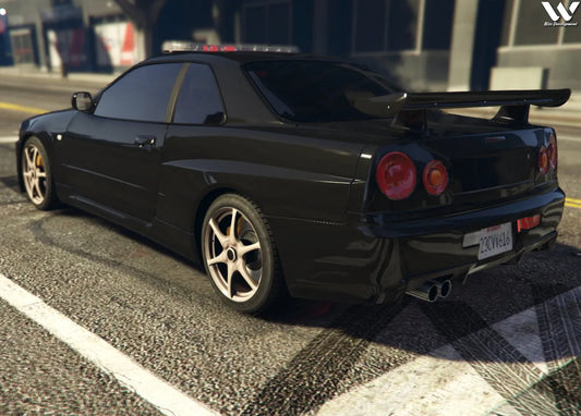 GTR-R34 Unmarked | Fivem Ready | Debadged