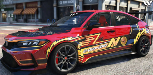 Honda Civic Type R | Fivem Ready | Debadged | Custom Livery