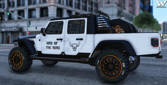Jeep Glad King Of The Road | Fivem Ready | Debadged | Custom Livery