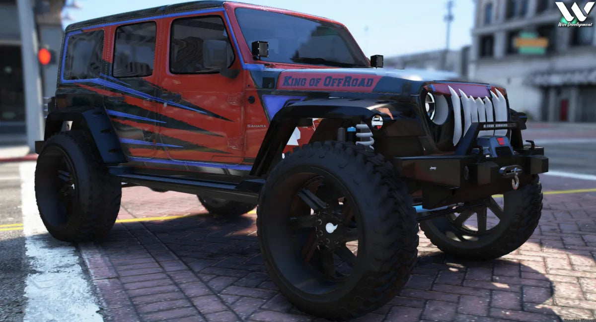 Jeep Sahara King Of Offroad | Fivem Ready | Debadged | Custom Livery