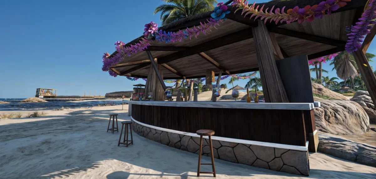 La Isla Vitoria ISLAND | Fivem Ready | MLO | Roleplay beachside tiki bar