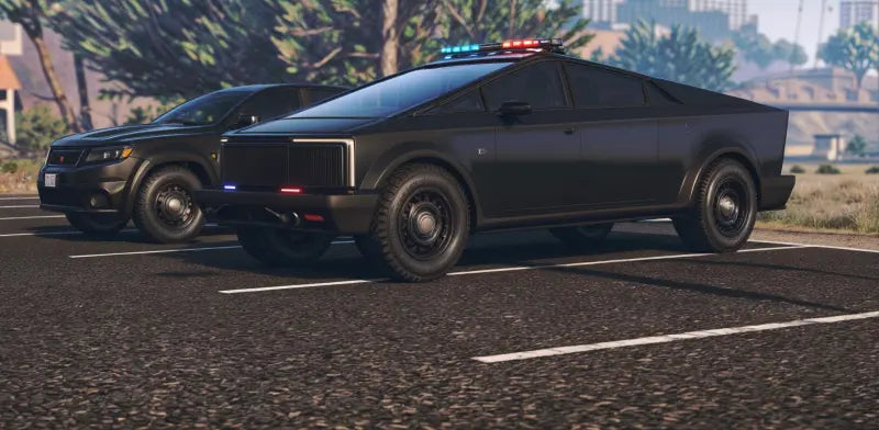 Leo Car Pack | Lore Friendly | TOS Compliant | Police Cars | black futuristic police vehicles