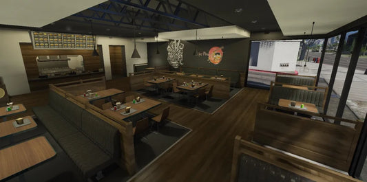 Lotus Meals: Eastern Restaurant | Fivem Ready l MLO l Business Store