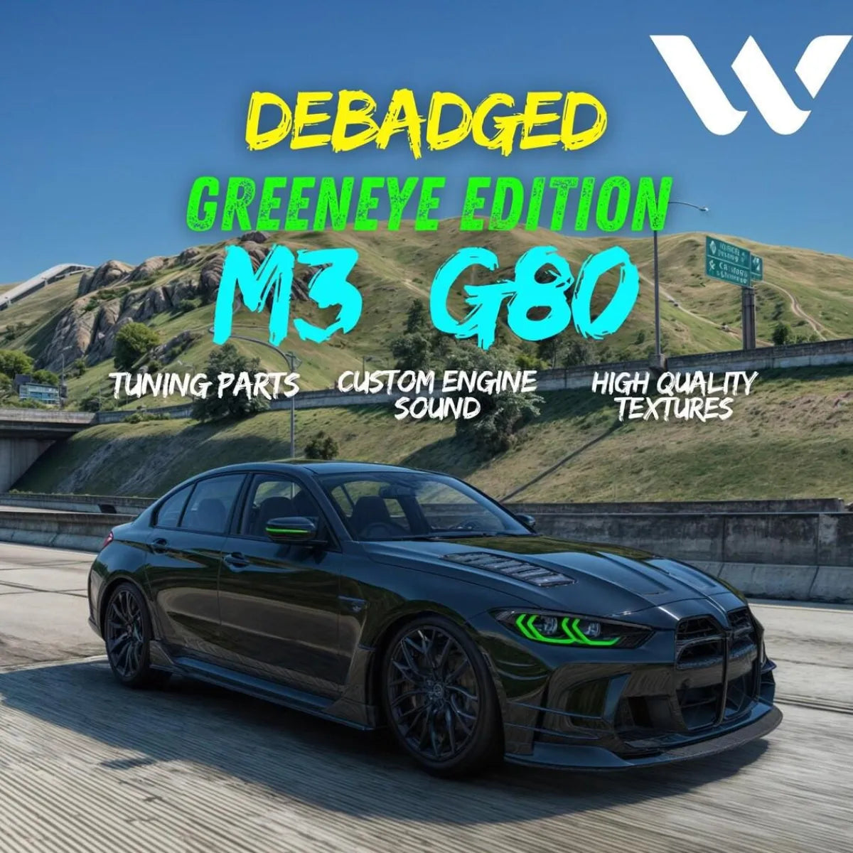 M3 G80 Car | Fivem Ready | Debadged | Custom Engine Sound
