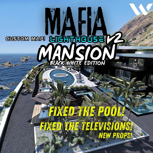 Mafia Mansion: Lighthouse V2 | Fivem Ready | MLO | Roleplay | Custom Map mafia mansion custom map