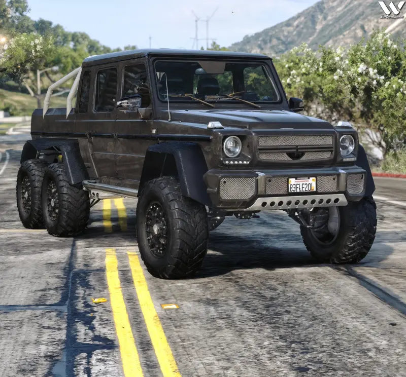 Mercedes AMG 6X6 | Fivem Ready | Debadged | Rambar
