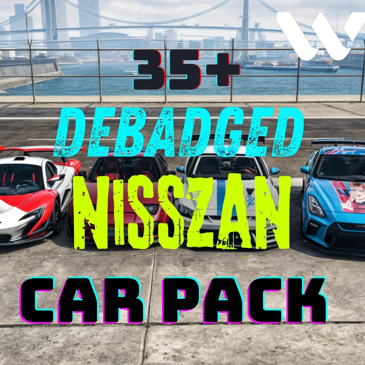 Nissan Car Pack | Debadged - Unbranded | Fivem Ready