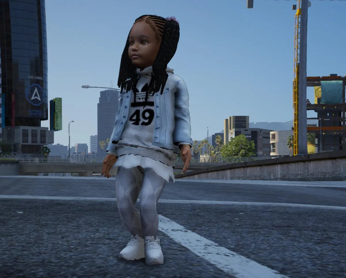 Ped Pack: Black Baby Girls | Fivem Ready l Kid Peds