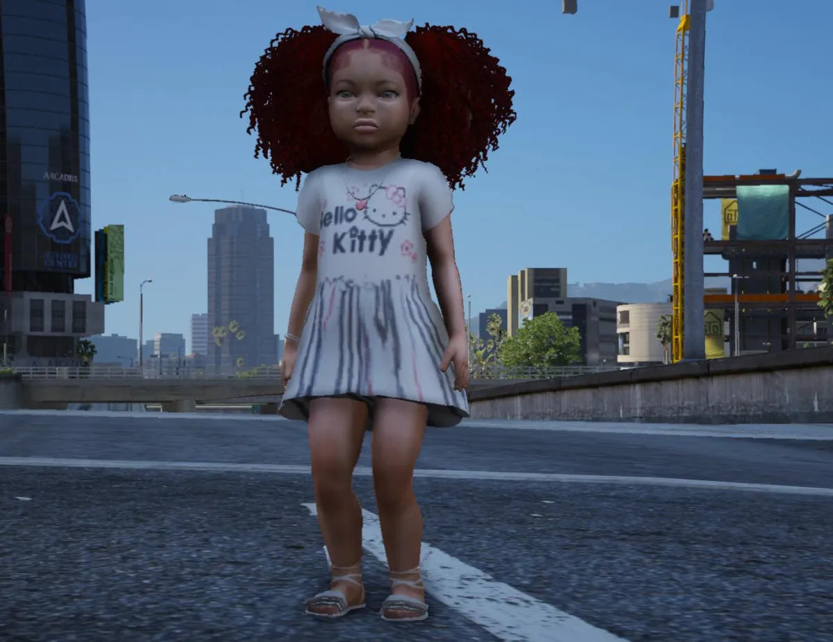 Ped Pack: Black Baby Girls | Fivem Ready l Kid Peds