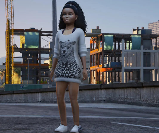 Ped Pack: Black Kid Girls | Fivem Ready | Roleplay | Kid Peds