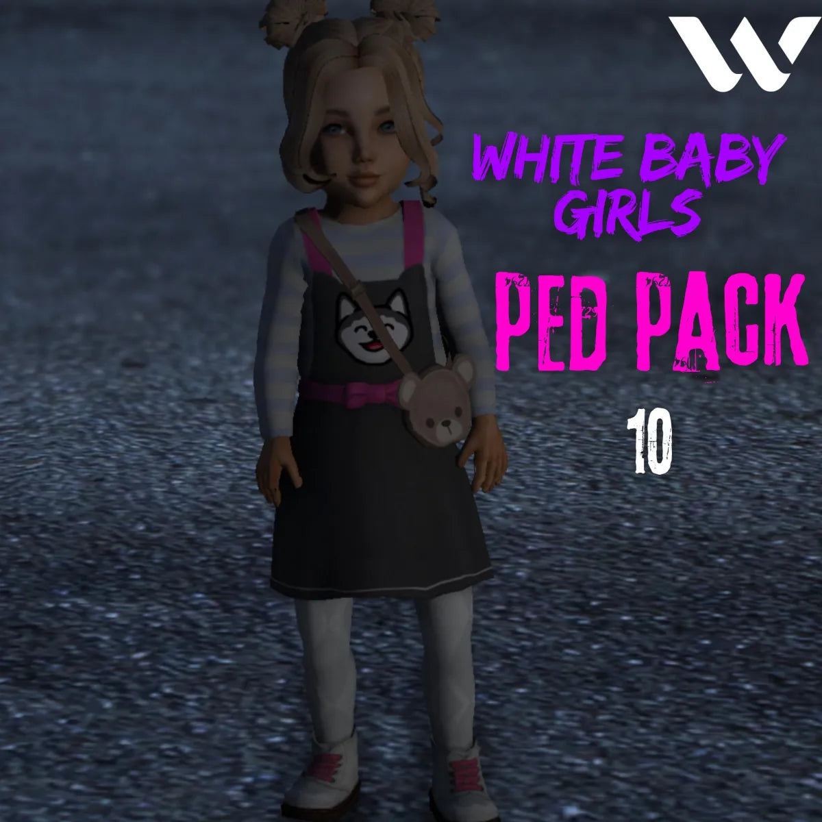 Ped Pack: White Baby Girls | Fivem Ready l Kid Peds l Roleplay