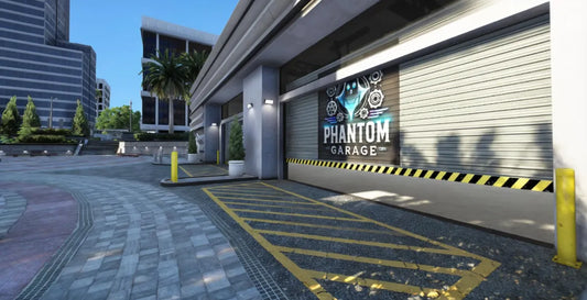 Phantom Garage | Fivem Ready | MLO | Mechanic | Custom Map | phantom garage