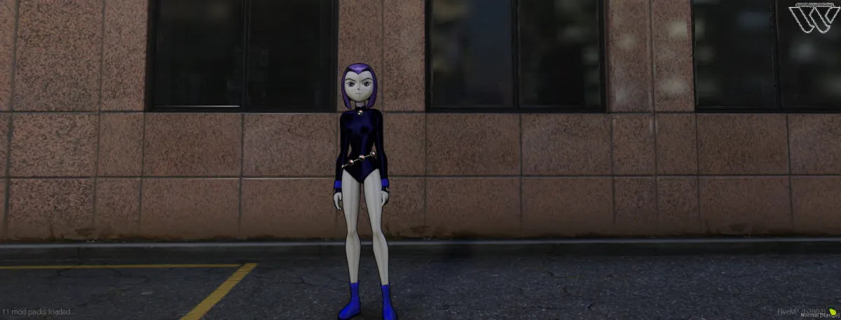Raven Teen Titan | Fivem Ready l Movie Ped | Roleplay
