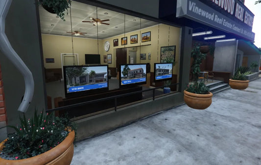 Real Estate Agency | Fivem Ready | MLO l Vinewood | Roleplay
