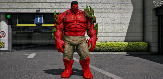 Red Hulk | Fivem Ready l Movie Ped | Roleplay