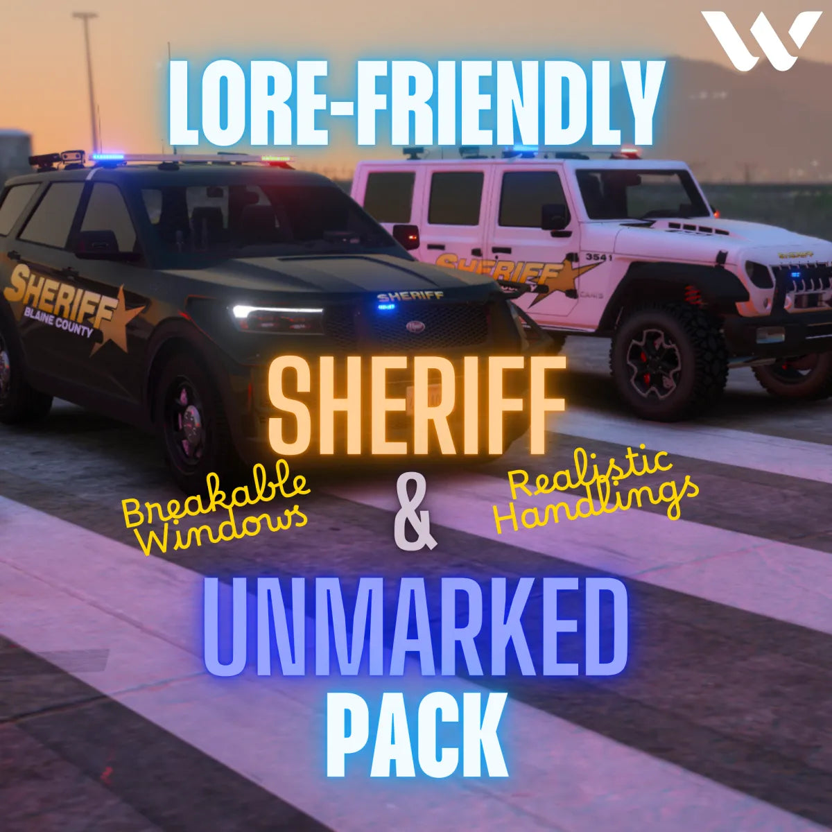 Sheriff & Unmarked Car Pack l FiveM Ready l Lore Friendly l TOS Compliant