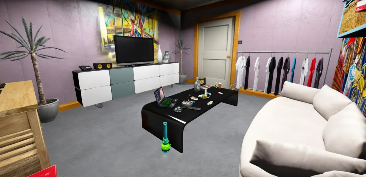 Vespucci Hood V2 | Fivem Ready | MLO | Gang Hood | cluttered black coffee table