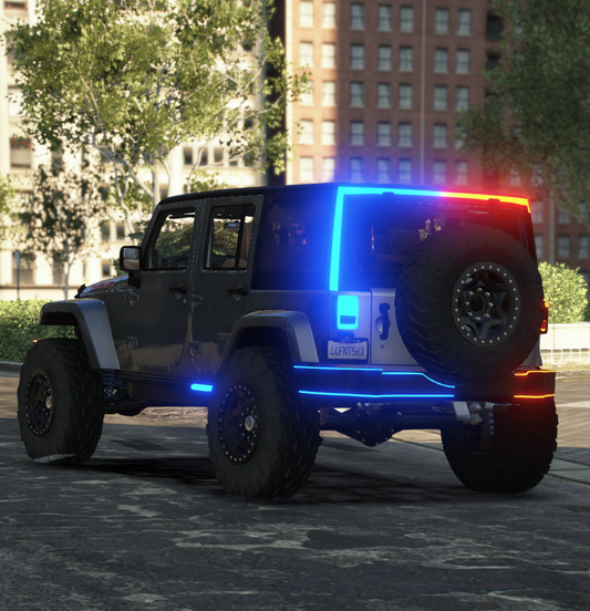 Jeep Wrangler Unmarked | Fivem Ready | Badged