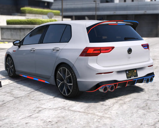 Wolkswagen Golf 8R Police | Fivem Ready | Badged