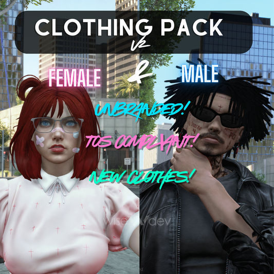 Clothing Pack v2 | Fivem Ready | Unbranded | TOS Compliant | EUPs