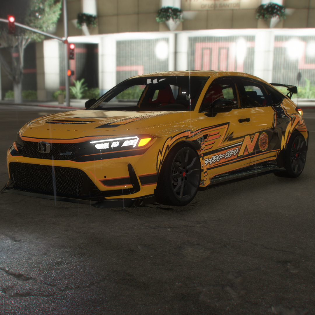 Honda Civic Type R | Fivem Ready  | Debadged | Custom Livery