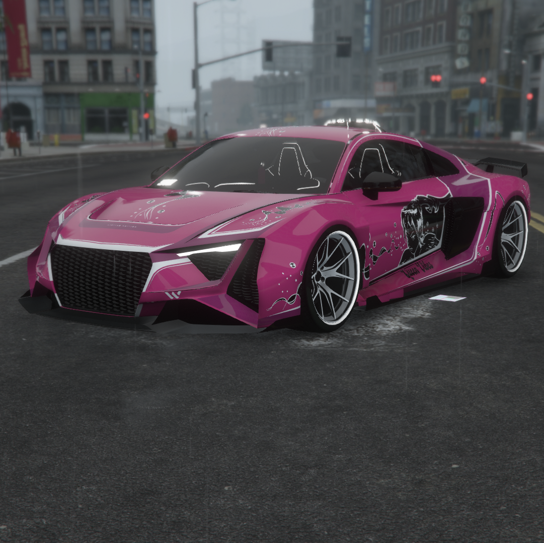 Audi R8 Queen Vibes | Fivem Ready  | Debadged | Custom Livery