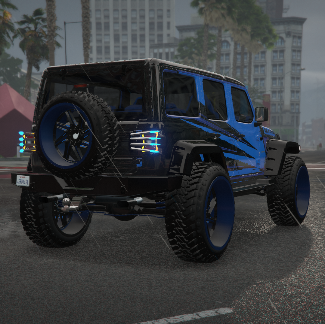 Jeep Sahara King Of Offroad | Fivem Ready  | Debadged | Custom Livery