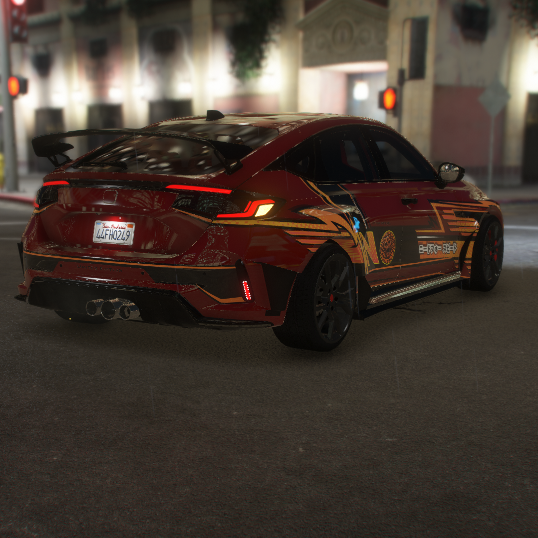 Honda Civic Type R | Fivem Ready  | Debadged | Custom Livery