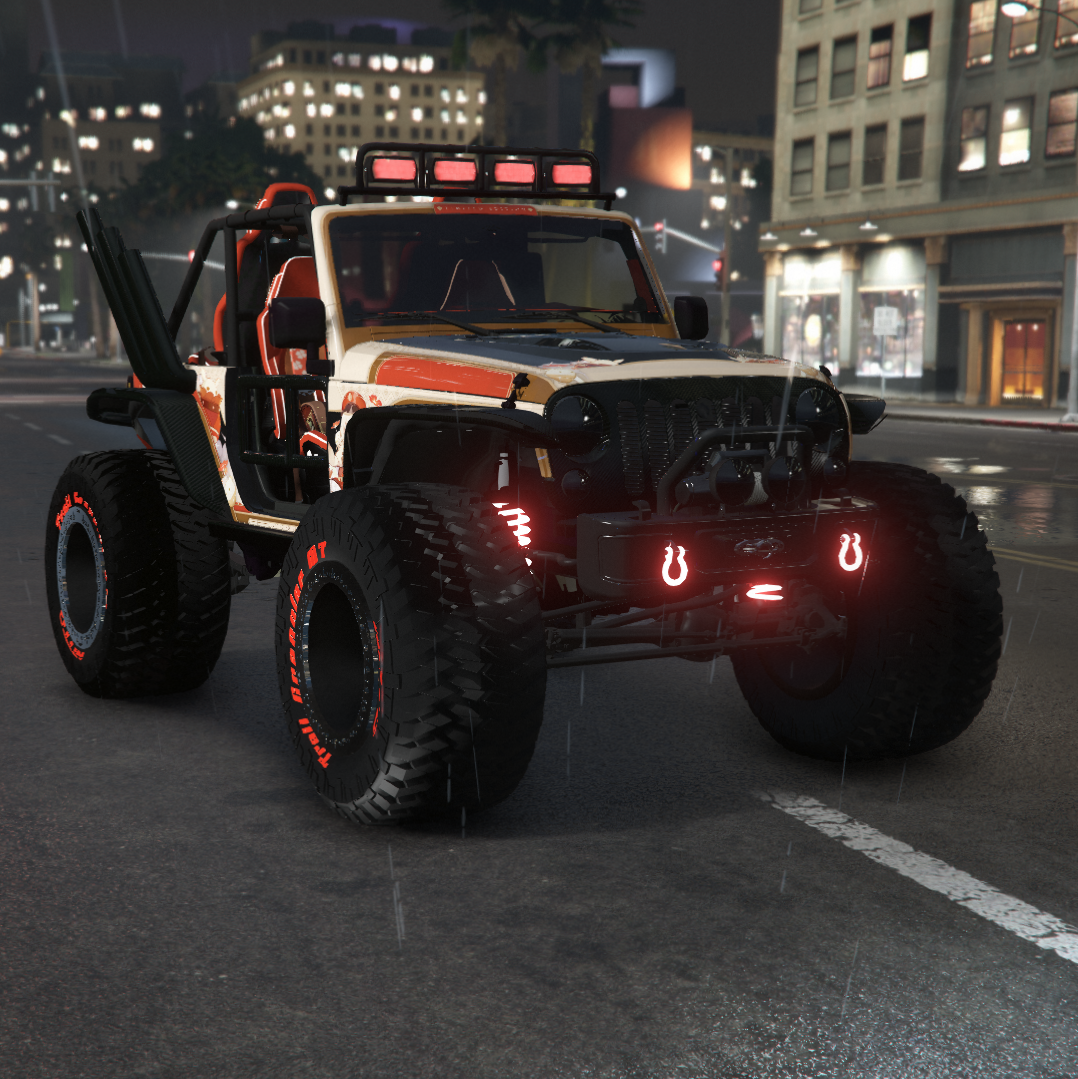 Jeep Trailcat Little Monster | Fivem Ready  |  Custom Livery