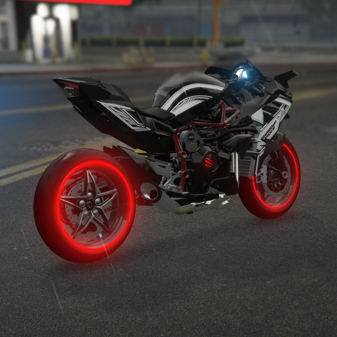 Kawasaki H2R Shadow Rider | Fivem Ready | Debadged | Custom Livery